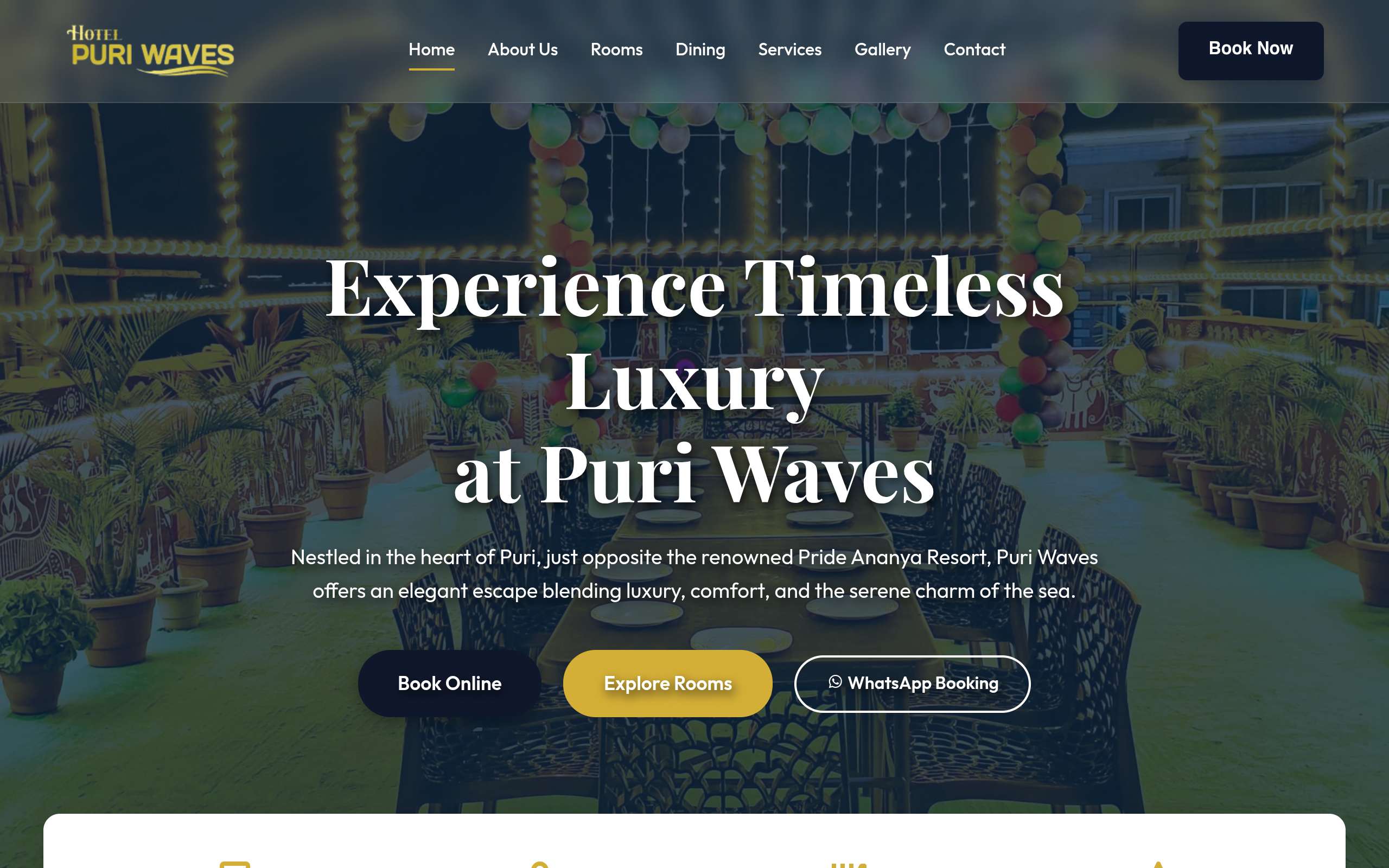 Waves of Success: Revolutionizing Online Presence and Bookings for Hotel Puri Waves